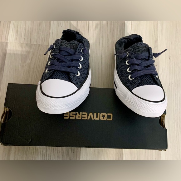 Converse sneakers low top shoreline black blue white 6 7.5 - Picture 4 of 7